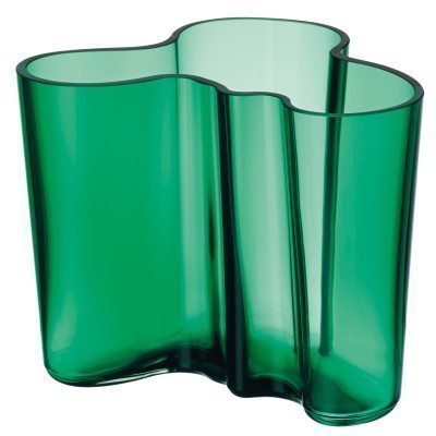 Aalto vaasi 120 mm smaragdi vihreä