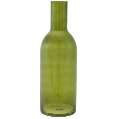 Bottle maljakko/kynttilänjalka L vihreä