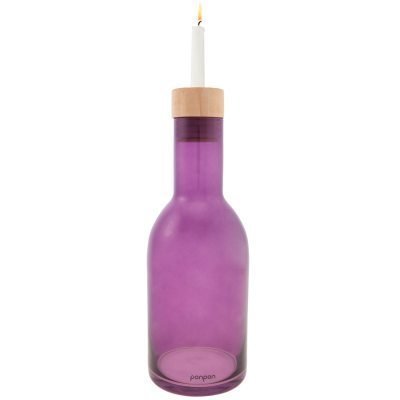Bottle maljakko/kynttilänjalka M liila