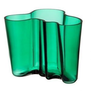 Iittala Aalto Maljakko 160mm smaragdi